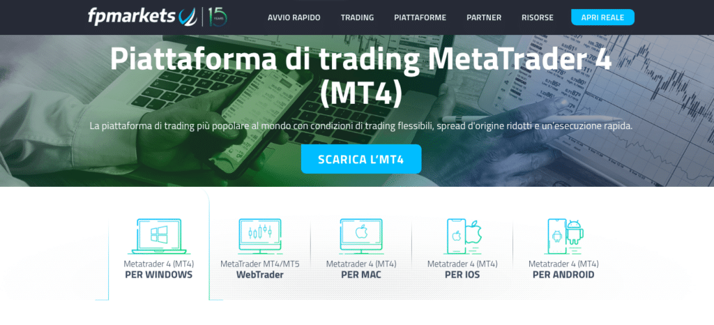 Le offerte di FP Markets sulle MetaTrader