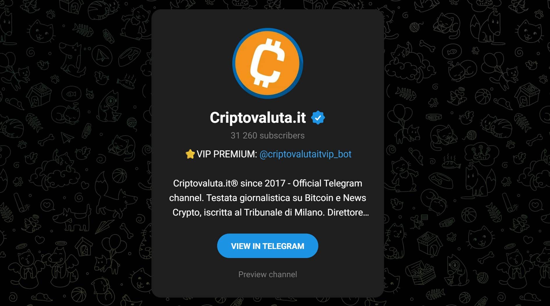 Migliori canali Telegram crypto - Criptovaluta.it